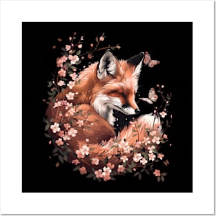 Fox Forest Frolics Posters and Art